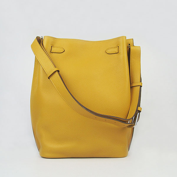 Replica Hermes Jypsiere 34 Togo Leather Messenger Bag Yellow H2804 - 1:1 Copy - Click Image to Close